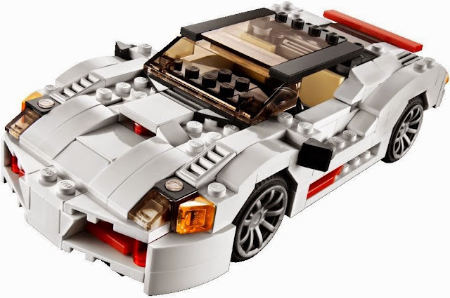Chiếc xe đua trong bộ Lego Creator 31006 Highway Speedster