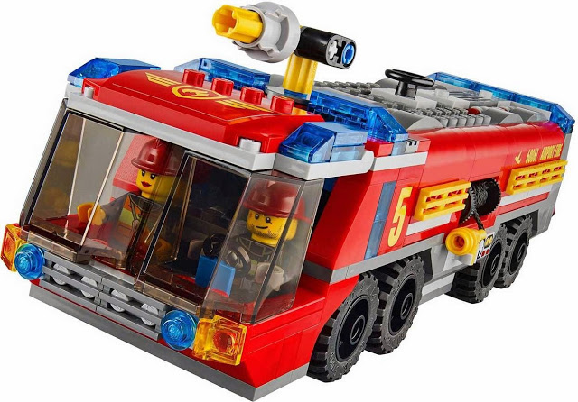 Chiếc xe cứu hỏa trong bộ Lego City 60061 Airport Fire Truck trở về đơn vị sau khi xuất sắc hoàn thành nhiệm vụ Chiếc xe cứu hỏa trong bộ Lego City 60061 Airport Fire Truck trở về đơn vị sau khi xuất sắc hoàn thành nhiệm vụ