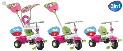 Xe-đạp-ba-bánh-Smart-Trike-FRESH-màu-hồng(