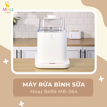 Máy rửa bình sữa Moaz BéBé MB 064