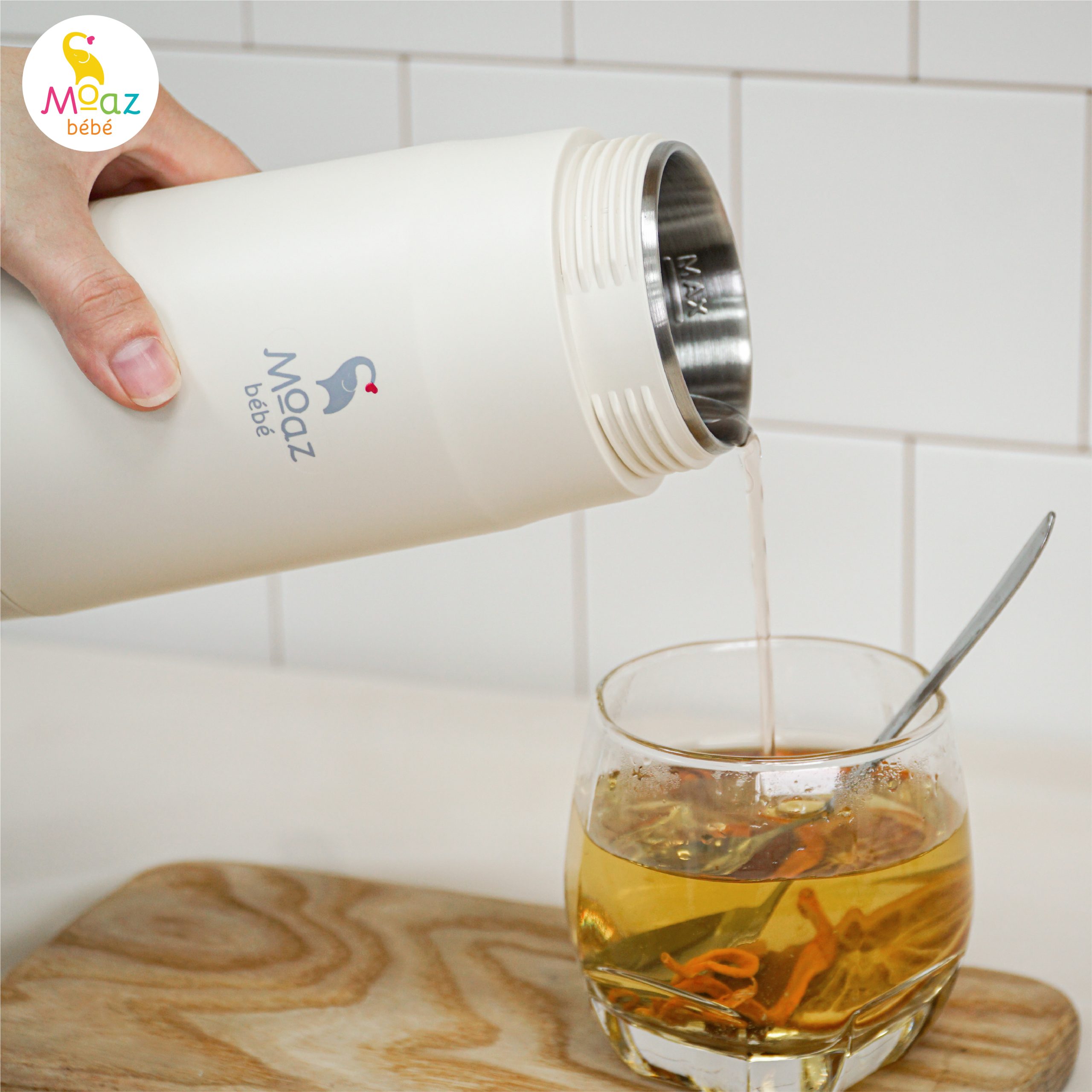 Bình đun nước pha sữa di động moaz bé bé MB-058