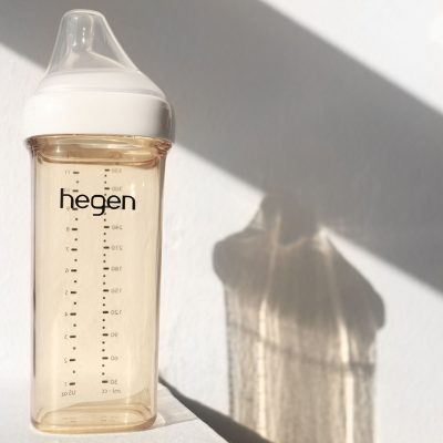 Bộ 2 Bình sữa Hegen PPSU 150ml núm từ size S từ 1 – 3 tháng, Blue