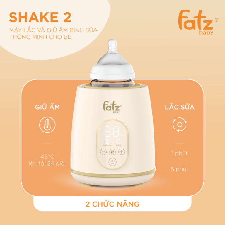 Máy lắc bình sữa điện tử thuận tiện Fatzbaby Fatz Shake 1 - FB3910HB:5627