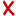 ❌